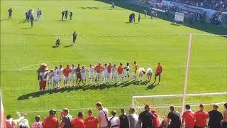 HFC vs 1860 - Abfeiern nach dem 3:0