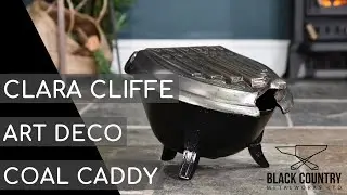 Clara Cliffe Art Deco Coal Caddy