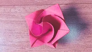 Paper Flowers | Flower Making With Paper | How to make paper flowers |Origami Rose 🌹