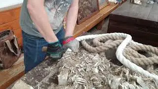 Тест ножа БОРН, стальCPM10V. Модель  