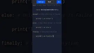 Python's Exception Handling Explained In ONLY 39 Seconds!! 
