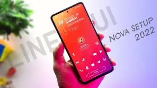 Line UI Nova launcher setup 2022 | Best nova launcher setup 2022 | Minimal nova launcher setup