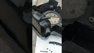 lawn mower in tank fuel filter cracked causing no start