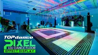 Digital led dance floor effect show