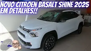 Novo citroen basalt shine 2025 em detalhes!!
