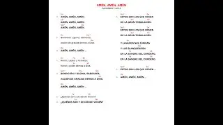 Am&eacute;n, Am&eacute;n, Am&eacute;n