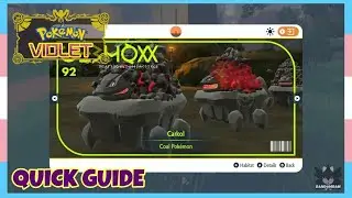 Where To Catch Carkol In Pokemon Scarlet & Violet | Location Quick Guide