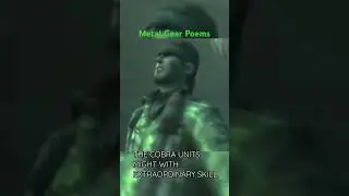 Metal Gear Poems #gaming #retrogaming #metalgearsolid