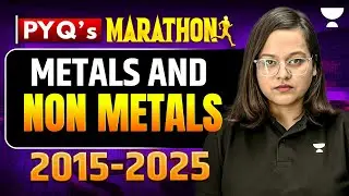 Metals and Non Metals | Chemistry Top 100 Questions | Class 10 Science 2026 | Nikita Ma'am