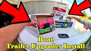 How to Install a Boat Trailer Toung, Jack, Lights and Wench | Easier Than you Think !