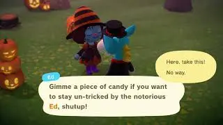 Animal Crossing New Horizons: Miranda Island. Halloween Ed Candy