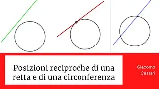 04 posizioni reciproche di una retta e di una circonferenza