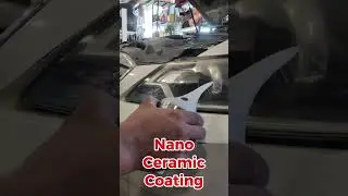 #nanocoating Car Headlight Cleaning from Moisture