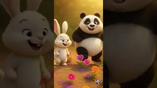 Rainbow Paw Parade  #kidsjingles #cutepanda #toddlershorts #pandajingles #songsforkids #viraljingles