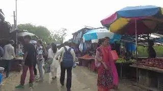 Naigaon Station Road Bhaji Market Stock Footage | Copyright Free Video | First Footage