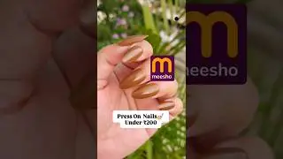 Meesho Fake Nails Under ₹200😱 #pressonnails #nailart #shorts #review