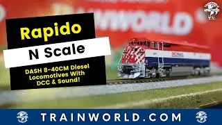 Rapido N Scale DASH 8 40CM Locomotives