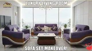 💜 Make a Statement with This Luxury Sofa Set 