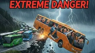 Real Life Time Driving Bus 🚌 Simulator Android Game Play 