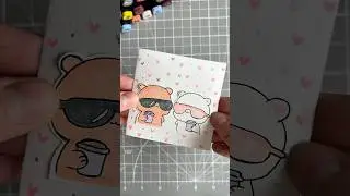 This DIY Card for best friends is super easy, but really cuuuuute💕🫶🏻