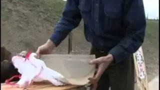 Copper bullet testing in ballistics gel and fragmentation barrel 2010