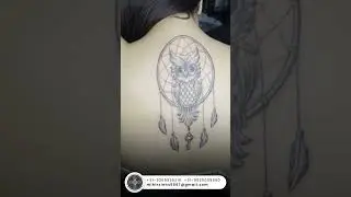 The Most Beautiful Owl Tattoo Designs || Best girl tattoo #owltattoo  #girlbacktattoo