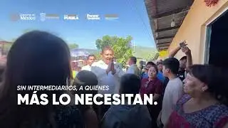 Acciones concretas: Gobierno de Puebla respalda a familias con entrega de tinacos