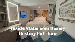 Disney Destiny Inside Stateroom Full Tour