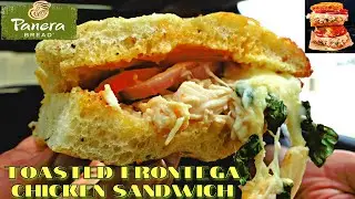 IT'S BACK!! Panera Toasted Frontega Chicken Sandwich Review 🔥🥪