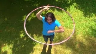 Hula Hoop Tricks: Pizza Toss Warp Hoopsmiles Tutorial