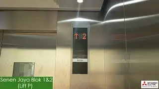(Lift P) Senen Jaya Blok 1&2, Jakarta: Mitsubishi NEXIEZ-MR Glass Elevator/Lift