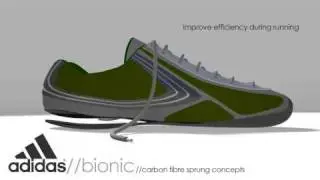 Adidas Bionic - Carbon fiber running footwear concept