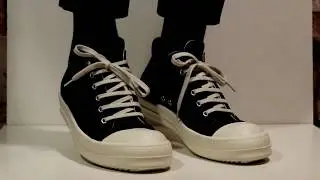 Rick Owens Drkshdw Ramones Low Unboxing