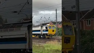 Volker Rail Tamper Train passing York Model Engineers ( Rare! )