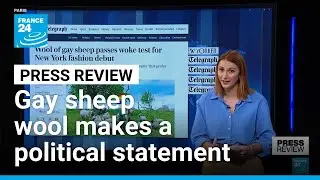 Gay sheep's wool used by fashion designer to make a statement &bull; FRANCE 24 English