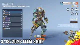 *NEW* Junkbot and Roadbot Mega Bundle + *FREE* Earth Day Charm! | Overwatch 2 item Shop (18/4/2023)