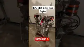 1947 CJ2A Willys Jeep Four Cylinder Go Devil Engine | Vintage Vehicle Restoration Project