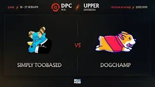 просто TOOBASED против DogChamp, Dota Pro Circuit 2021: Сезон 1 &mdash; NA, bo3, игра 1 [Mortalles & Lazar']