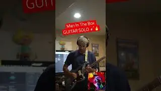 Man In The Box Guitar Solo #guitar #fender #guitarist #aliceinchains #rockstar