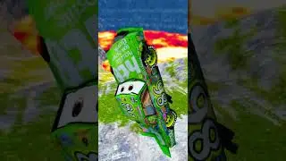 Chick Hicks vs Hydraulic Crush #248 | BeamNG.Drive Gameplay  #beamng #experiment #police #chicks