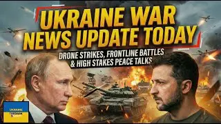 Ukraine War News Update Today - Drone Strikes, Frontline Battles & High Stakes Peace Talks