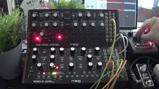 Ambient Moog & DFAM Jam with Strymon TimeLine and El Capistan