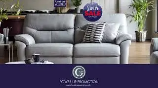 G Plan Power Up Promotion Furniture World Winter Sale