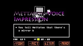 Undertale Mettaton Voice Impression
