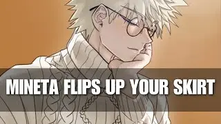 Mineta flips up your skirt - Bakugou x Listener