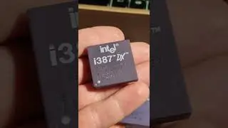 Intel 387dx-33 co-processor
