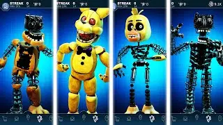 Five Nights at Freddy's Into the Pit Extra Animatronics FNAF AR Workshop Animations