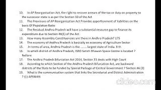 APPSC Group-2 Previous Year Question Paper in Telugu and English | Model Paper