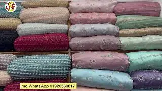 Jimmy Choo Karchupi । Fendi silk । JS fabric 