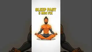 Insomnia Fix: 5-Minute Night Routin 😴 #fitnessshorts #gymshorts #facts #motivation